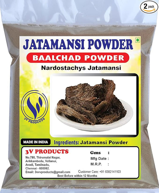 3V Products Jatamansi Powder - 50 gms - Pack of 2