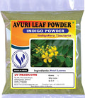 3V Products Avuri Leaf Powder - Indigo Powder for Black Hair - 100 gms