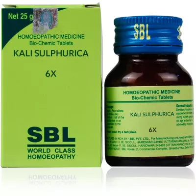 SBL Homeopathy Kali Sulphurica Biochemic Tablets image 2