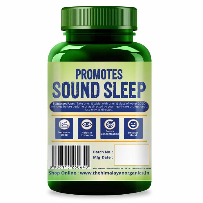 Himalayan Organics Melatonin 10 mg Vegetarian Tablets image 2
