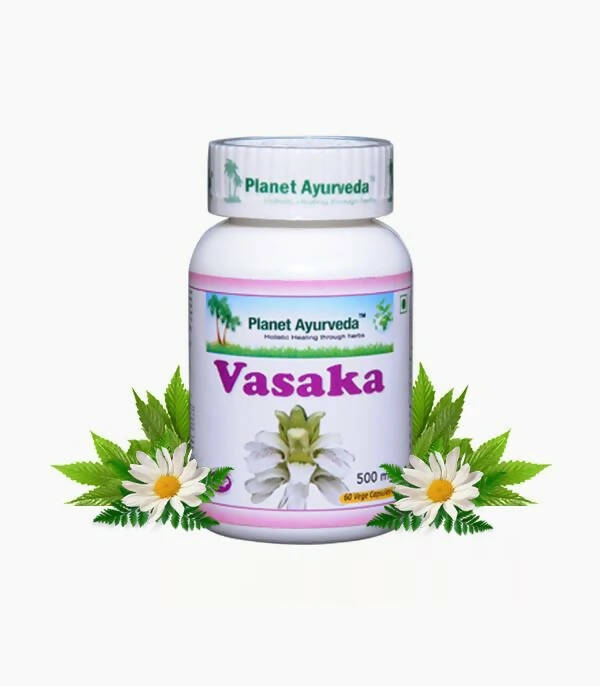 Planet Ayurveda Vasaka Capsules - 60 tabs image 2