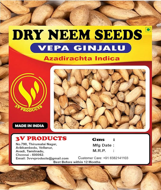 3V Products Neem Seeds - 50 gms