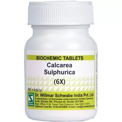 Dr. Willmar Schwabe India Calcarea Sulphurica Biochemic Tablets image 2