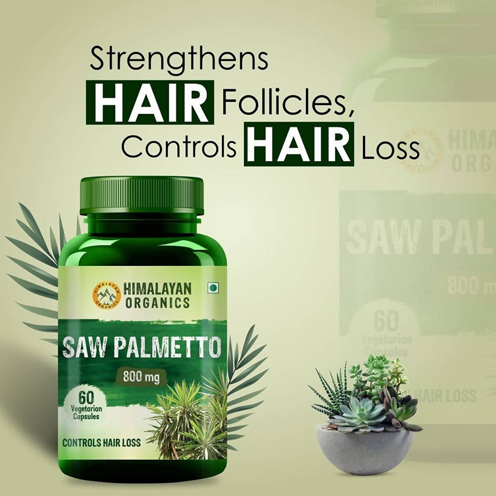 Himalayan Organics Saw Palmetto - 60 tsabs image 4