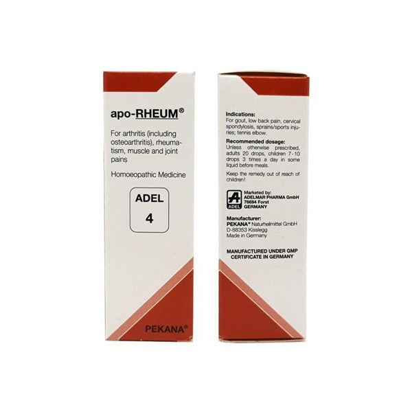 Adel Homeopathy 4 Apo-Rheum Drop - 20 ml image 3
