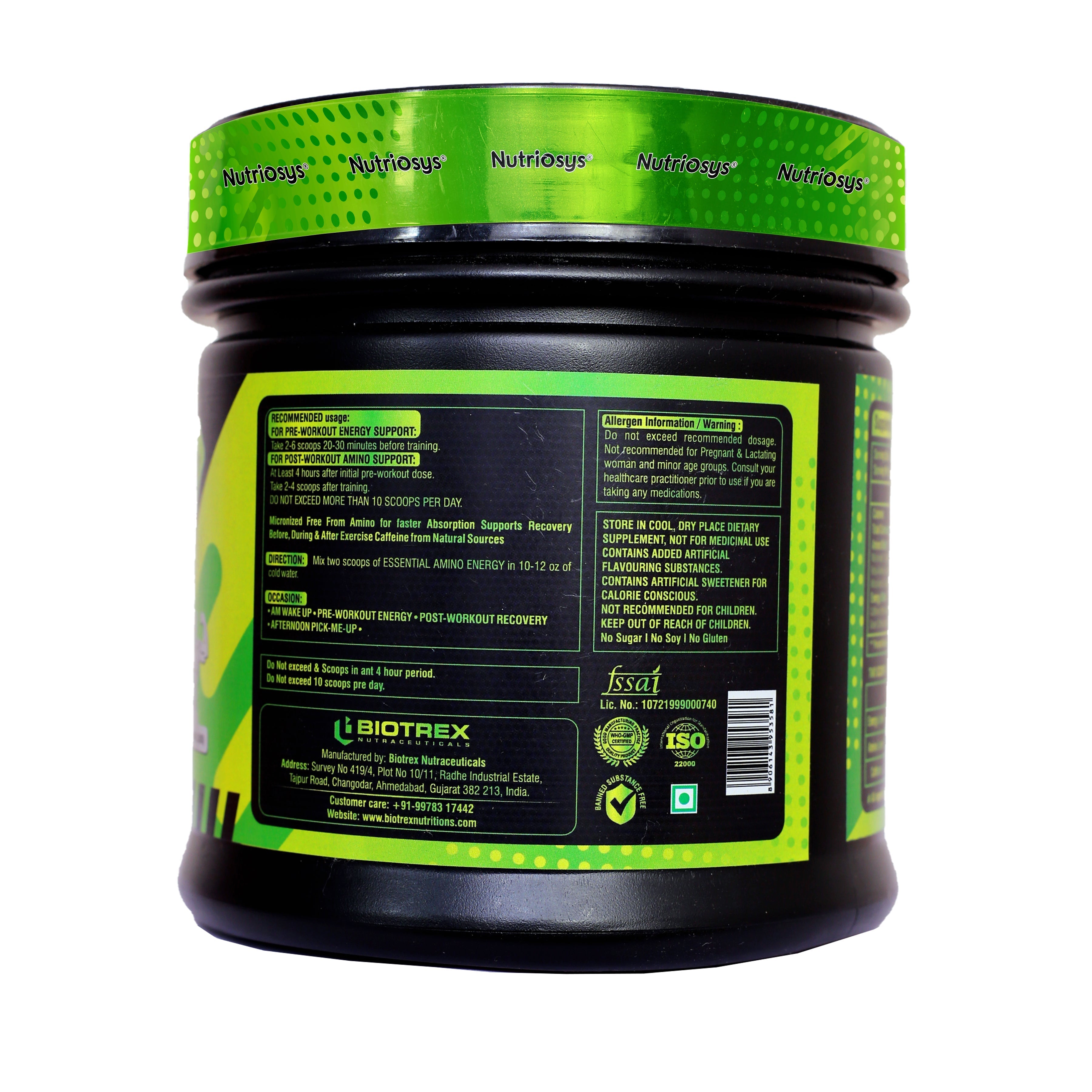 Nutriosys Amino - 300 gms image 3