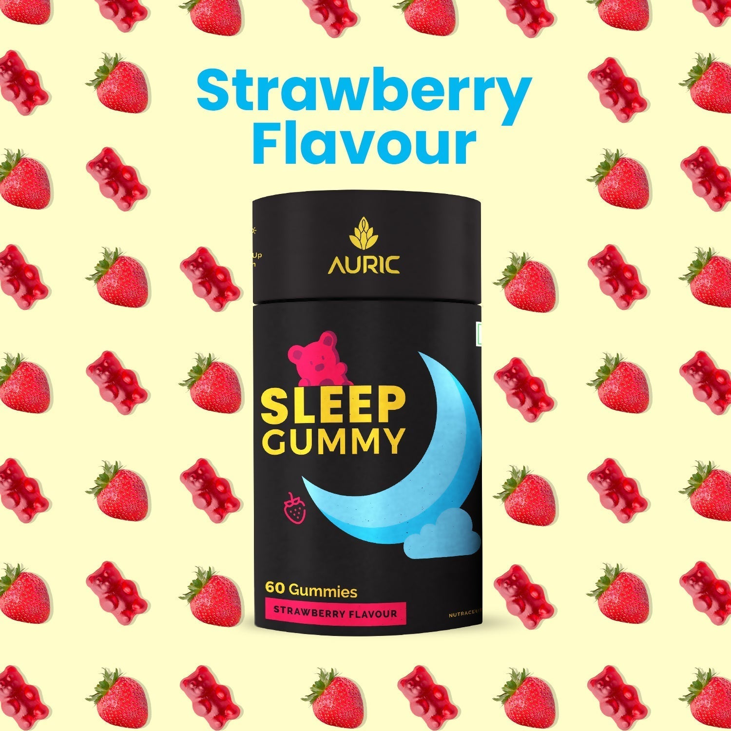 Auric Restful Sleep Gummies with Ashwagandha - 60 Gummies image 7