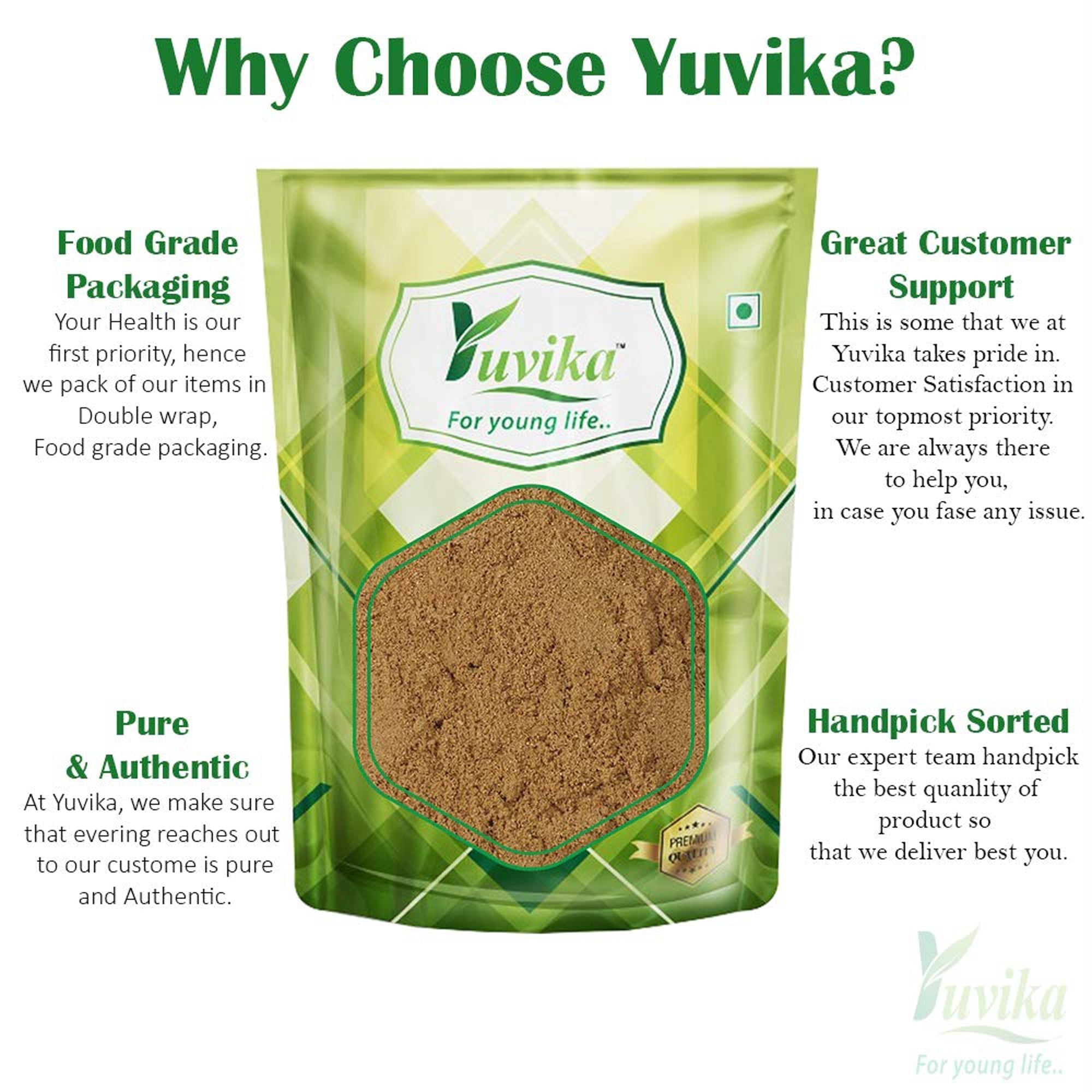 Yuvika Karela Powder - Momordica Charantia - Bitter Gourd Powder image 3