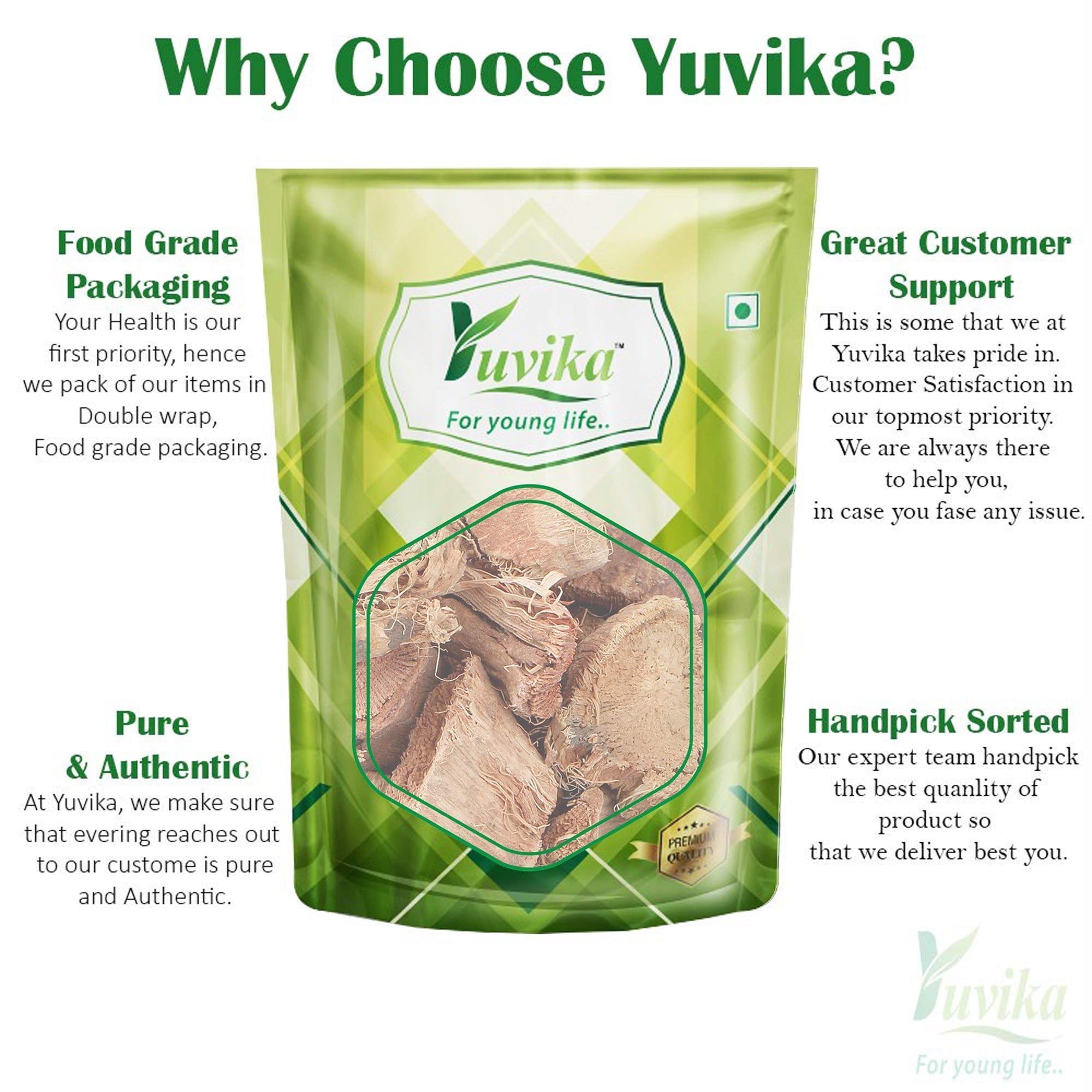 Yuvika Semal Musli - Musli Simbal - Bombax Malabaricum DC - Silk Cotton Root image 3