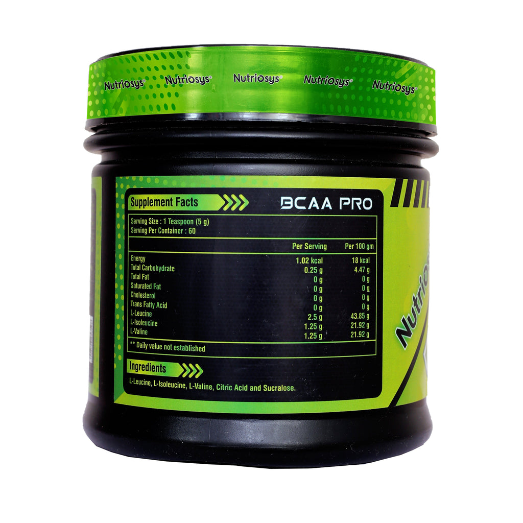 Nutriosys BCAA Pro - 300 gms image 2