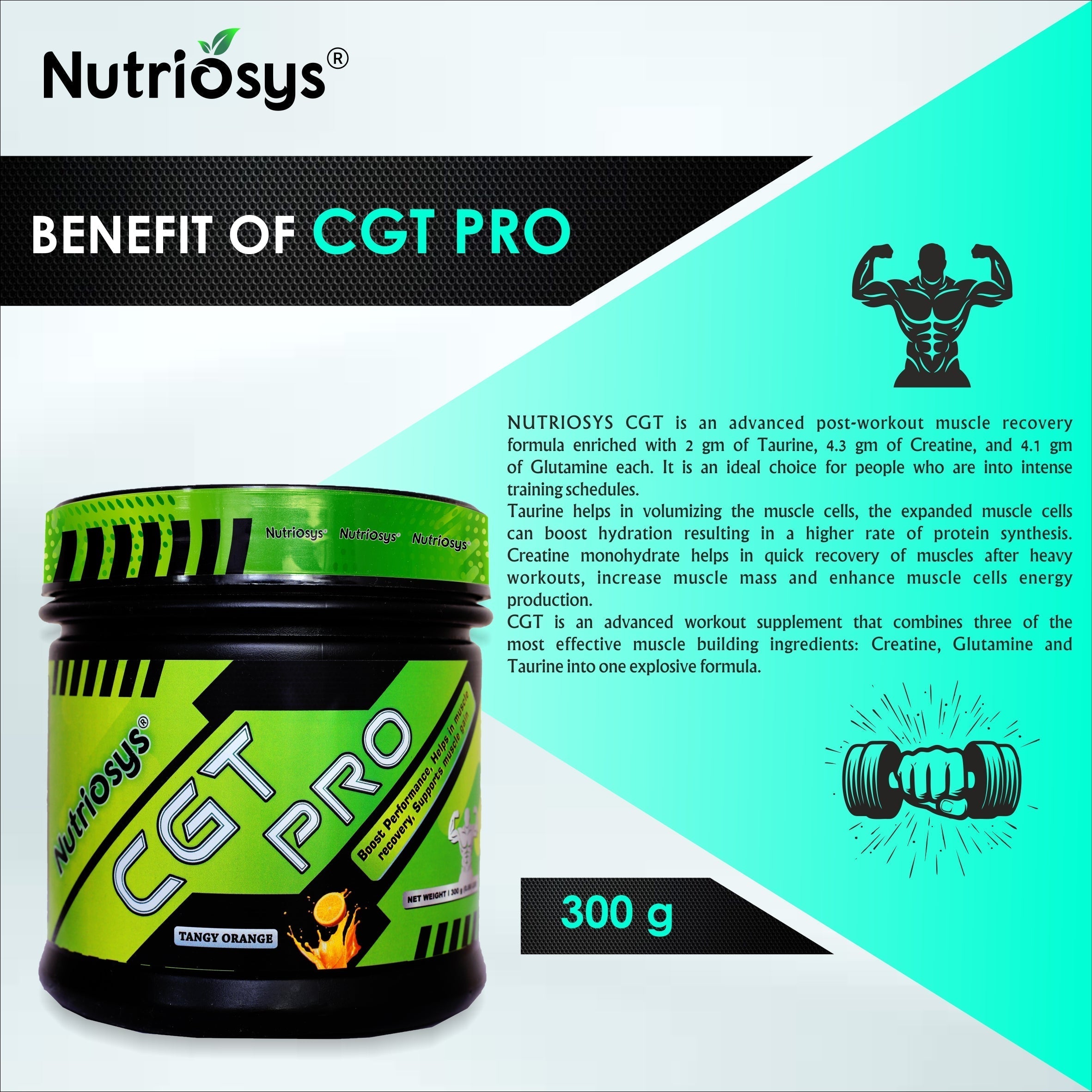 Nutriosys CGT Powder - 300 gms image 5