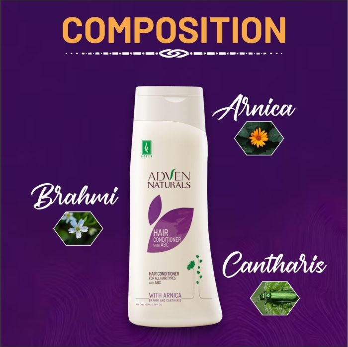 Adven Hair Conditioner With ABC - 100 ml image 3
