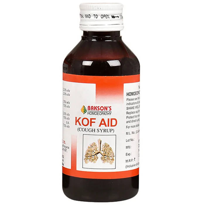 Bakson's Homeopathy Kof Aid Syrup image 2
