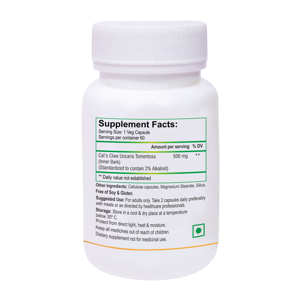 Biotrex Cat's Claw 500 mg - 60 tabs image 2