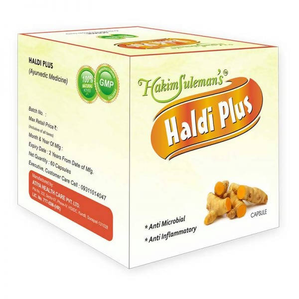 Hakim Suleman's Fina Haldi Plus Capsules - 60 Capsules image 2