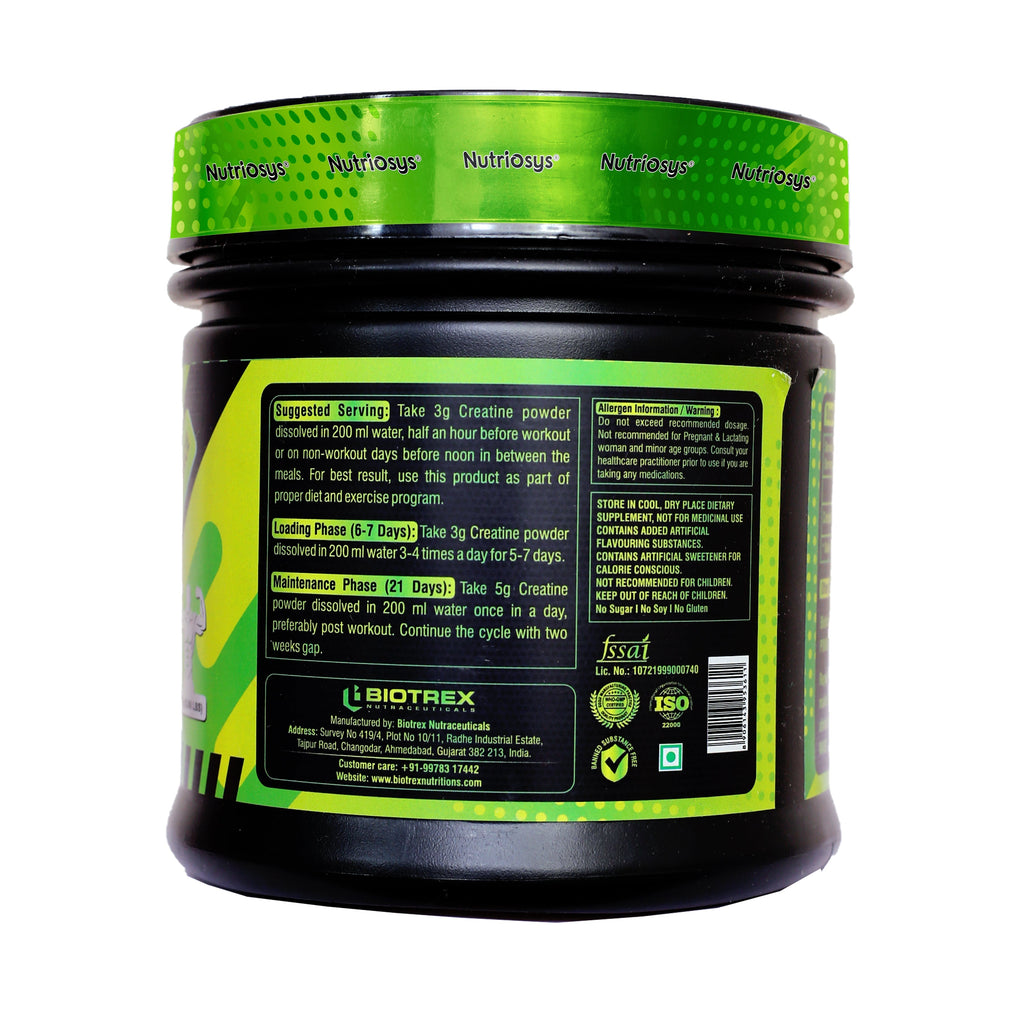 Nutriosys Creatine Powder - 300 gms image 3