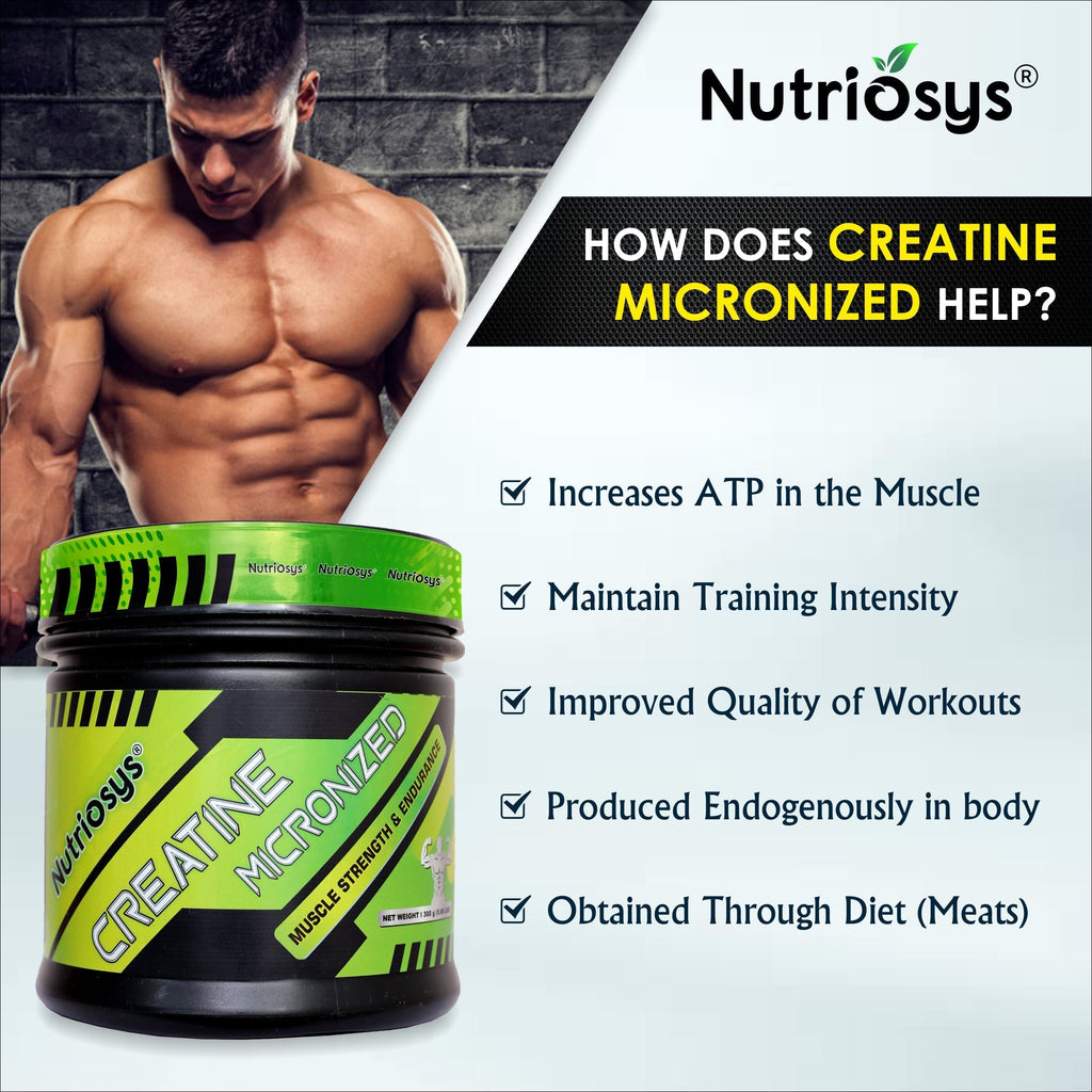 Nutriosys Creatine Powder - 300 gms image 4