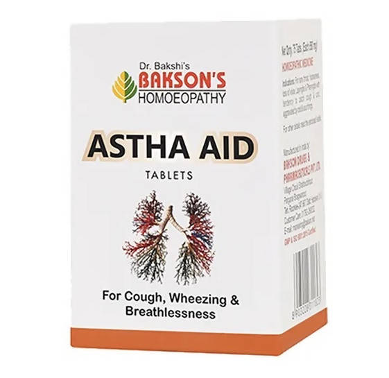 Bakson's Homeopathy Astha Aid Tablets image 2