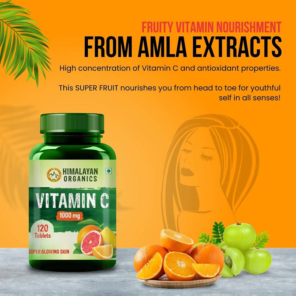 Himalayan Organics Vitamin C 1000 mg Tablets image 5
