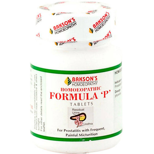 Bakson's Homeopathy Formula P Tablets - 75 tabs