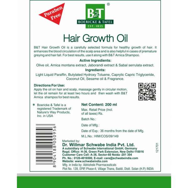 Dr. Willmar Schwabe India B&T Hair Growth Oil Hair Oil image 2