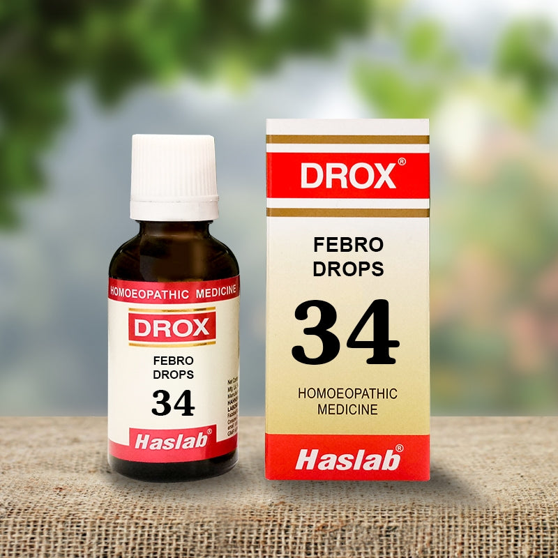 Haslab Homeopathy Drox 34 Febro Drop