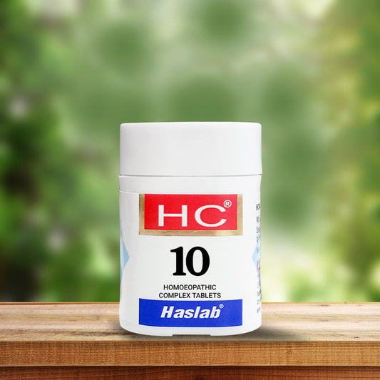 Haslab Homeopathy HC 10 Tablet - 20 Tabs