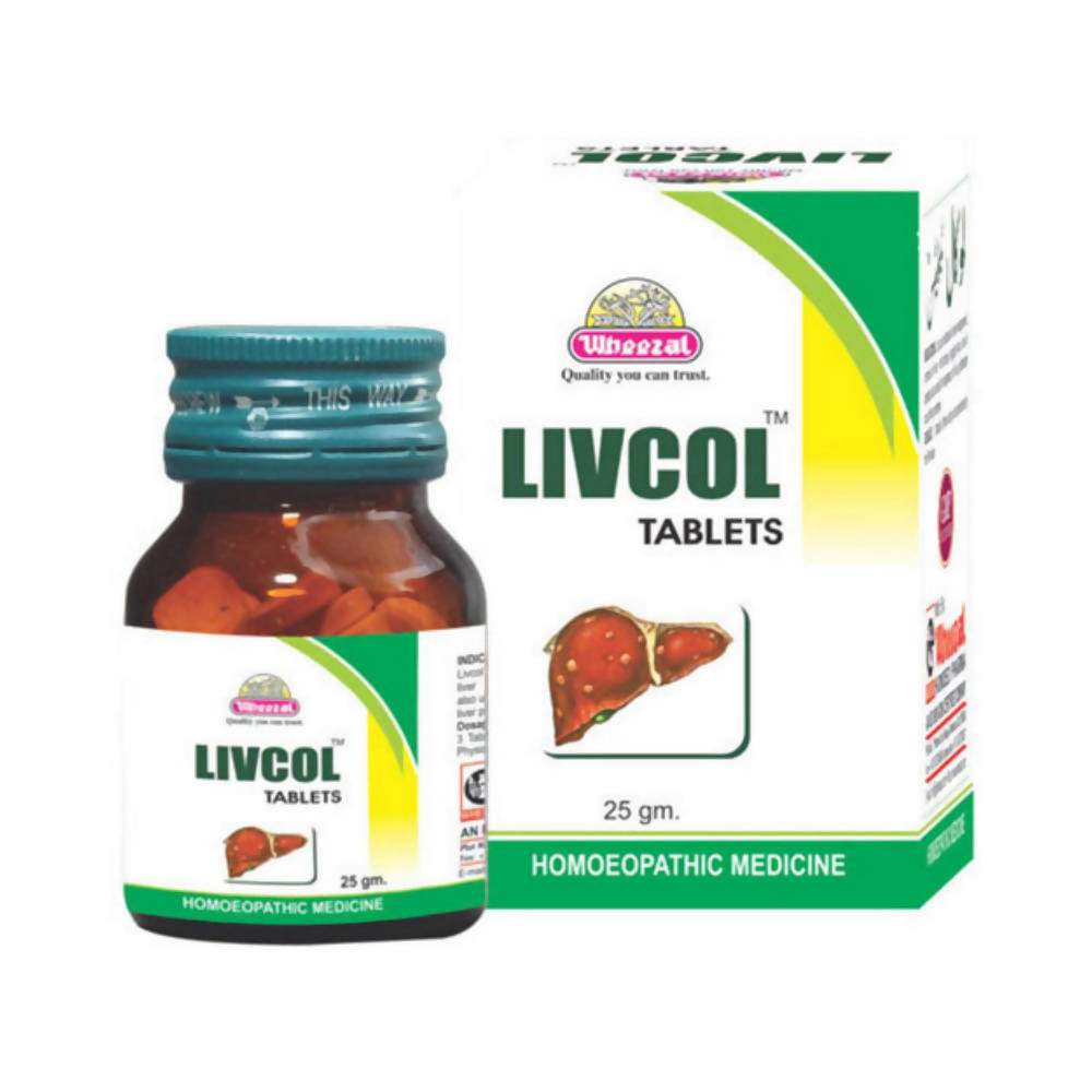 Wheezal Homeopathy Livcol Tablets image 2
