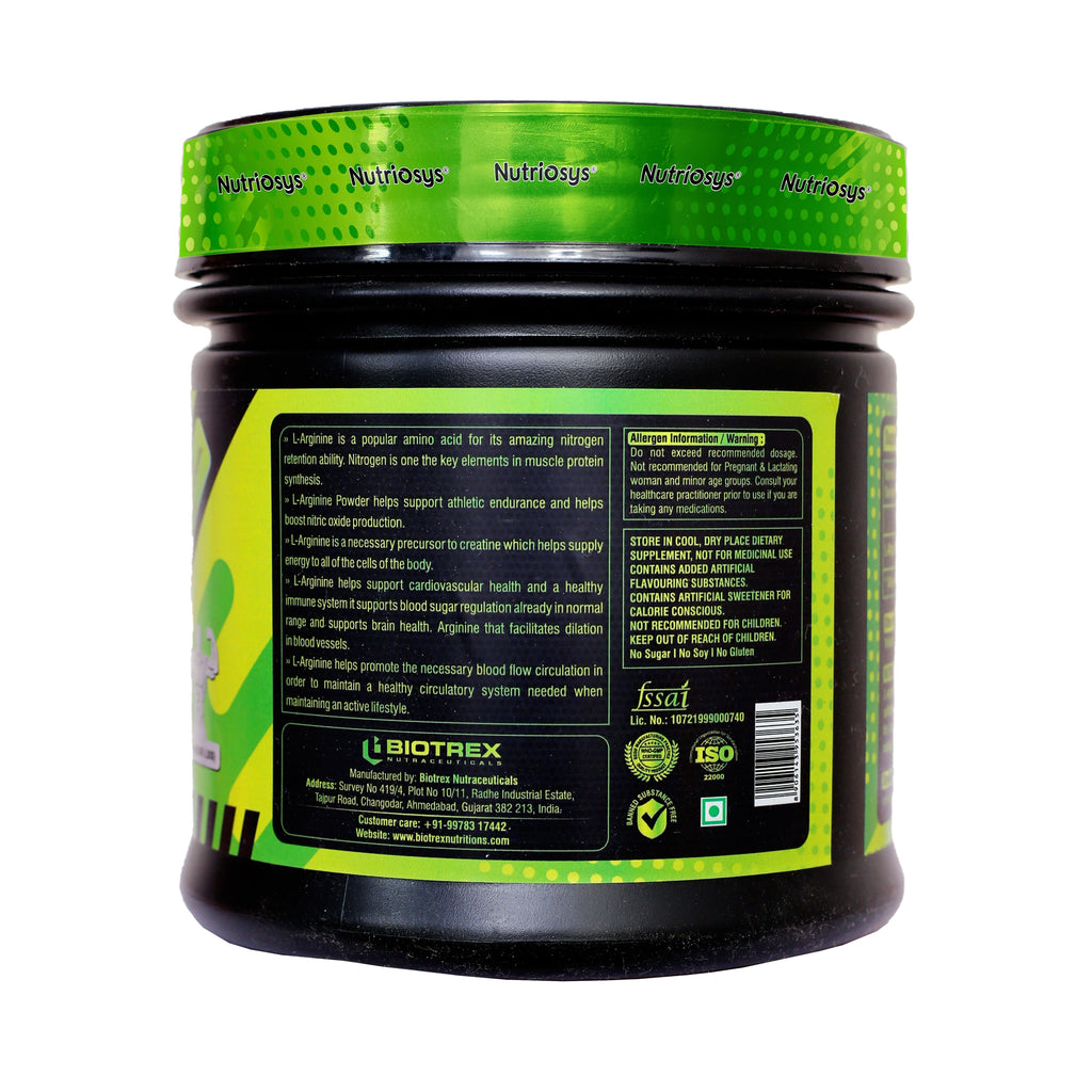 Nutriosys L Arginine Powder - 300 gms image 3