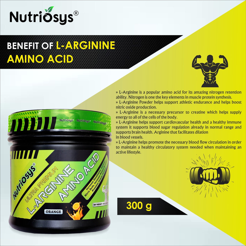 Nutriosys L Arginine Powder - 300 gms image 5