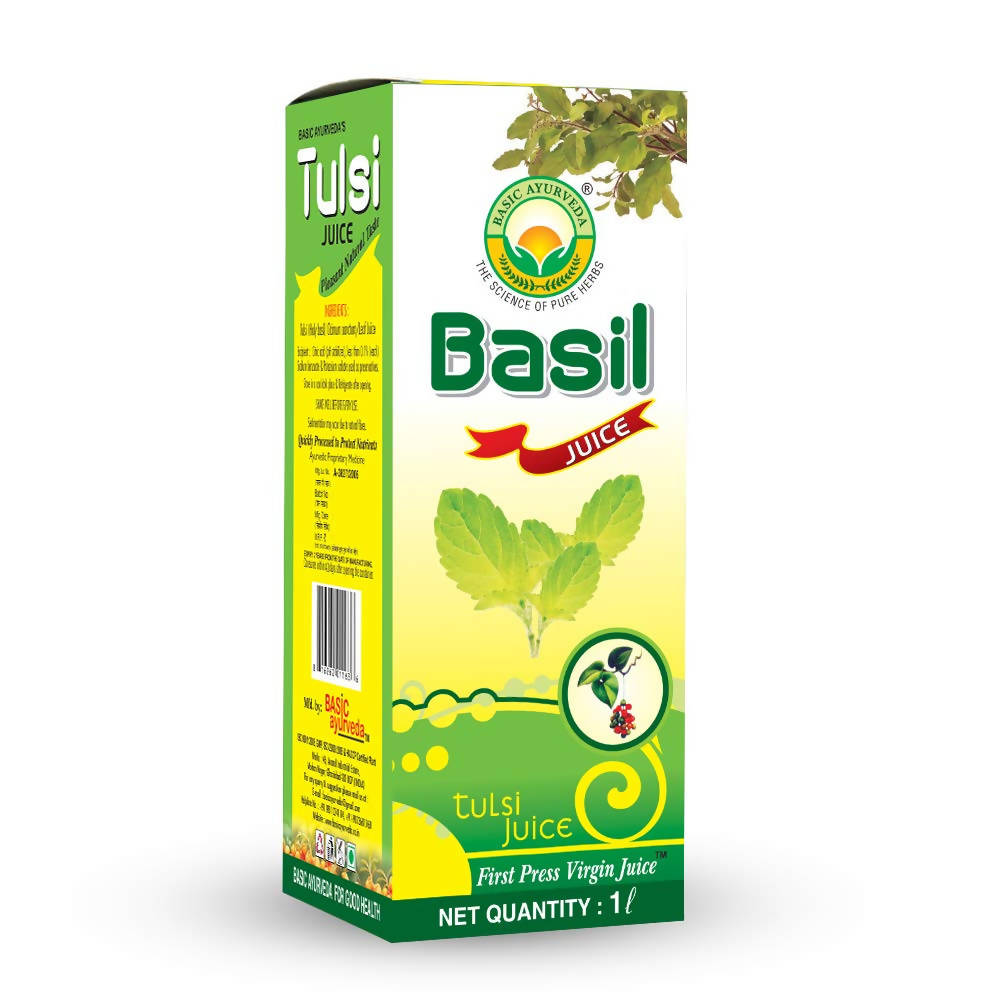Basic Ayurveda Basil Tulsi Juice - 1 Liter image 4