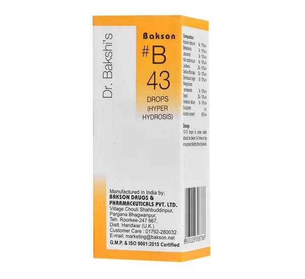 Bakson's Homeopathy B43 Drops image 2
