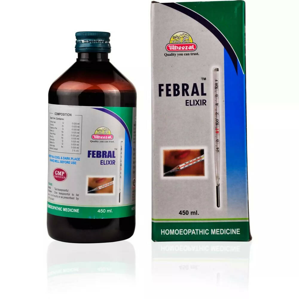 Wheezal Homeopathy Febral Elixir Syrup image 2