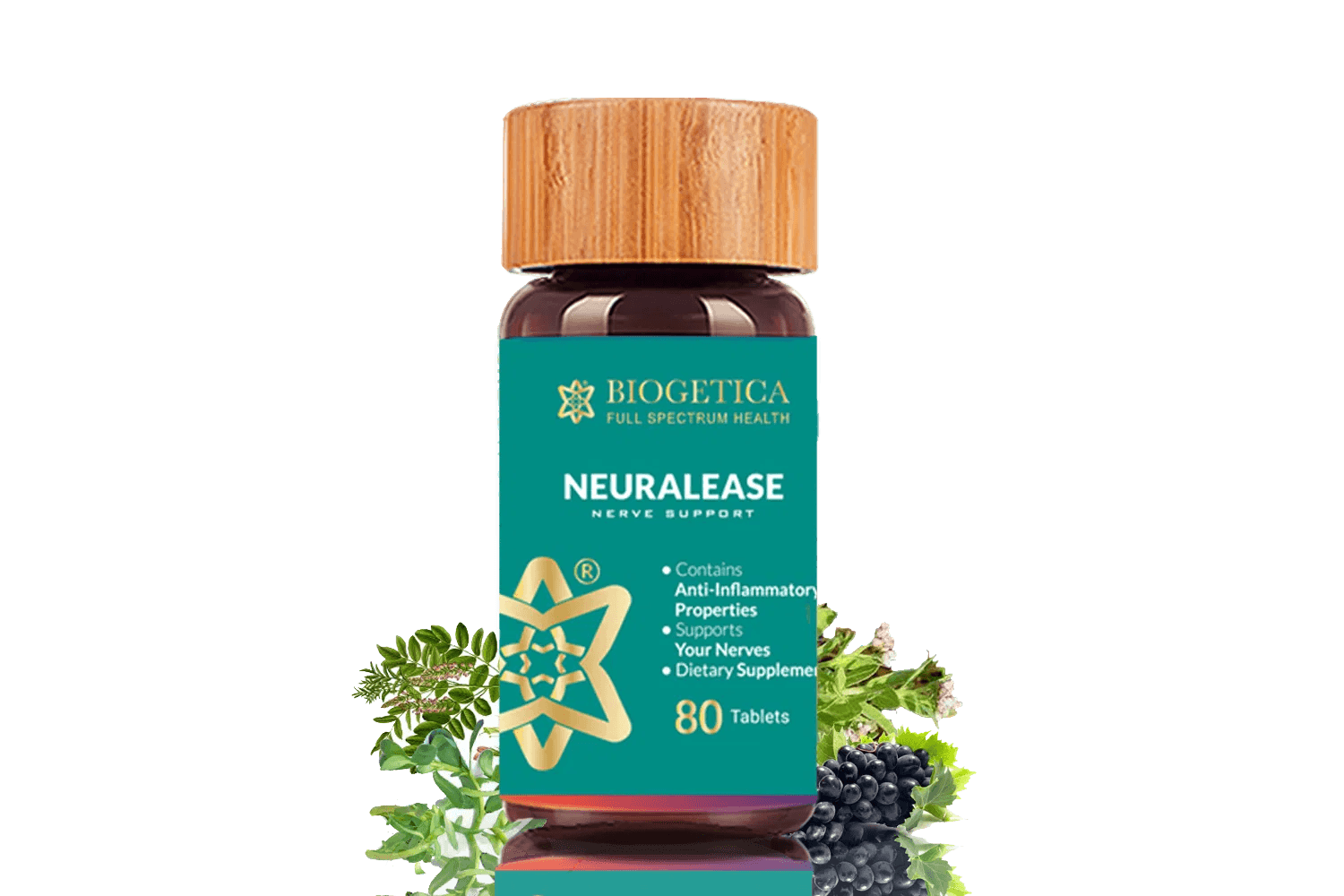 Biogetica Neuralease (Relieve Nerve Pain) - 80 tabs