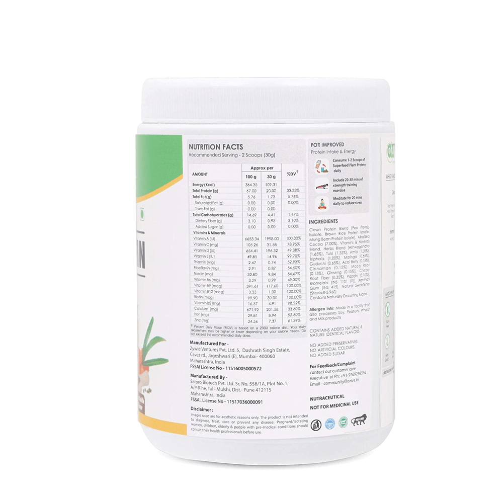 OZiva Superfood Plant Protein image 8
