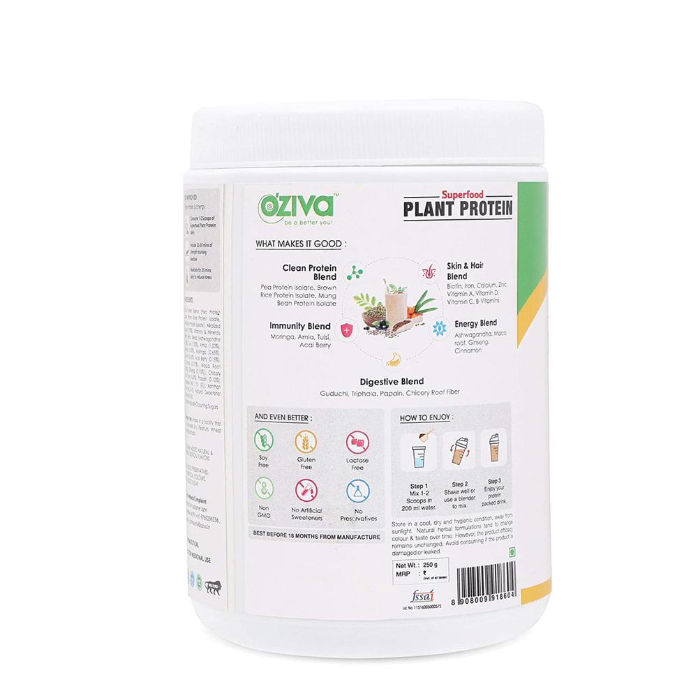 OZiva Superfood Plant Protein image 9