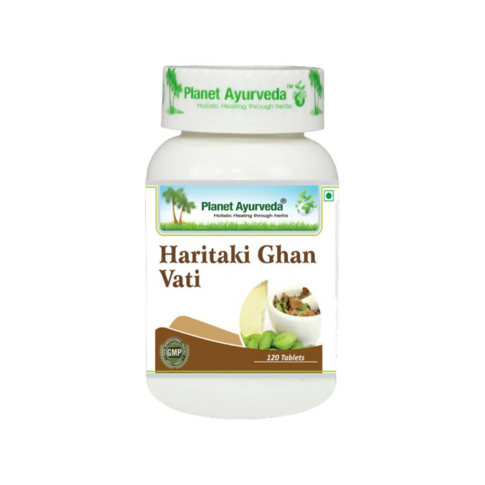 Planet Ayurveda Haritaki Ghan Vati - 120 tabs