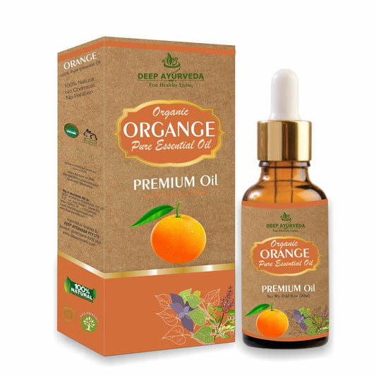 Deep Ayurveda Orange Pure Essential Oil (Citrus sinensis) - 20 ml