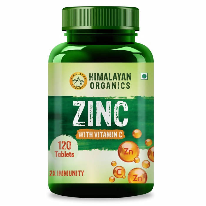Himalayan Organics Zinc With Vitamin C Tablets image 3