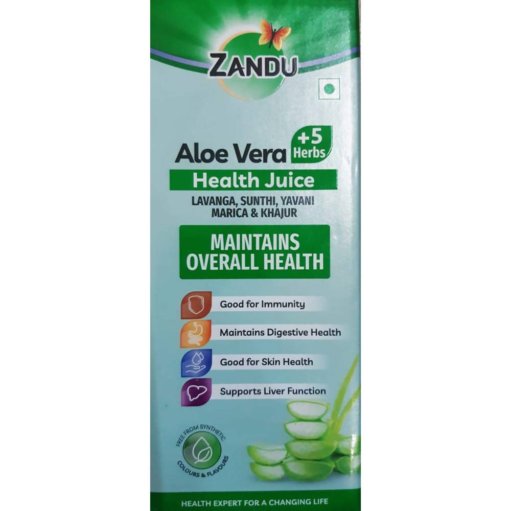 Zandu Aloe Vera And 5 Herbs Health Juice image 2