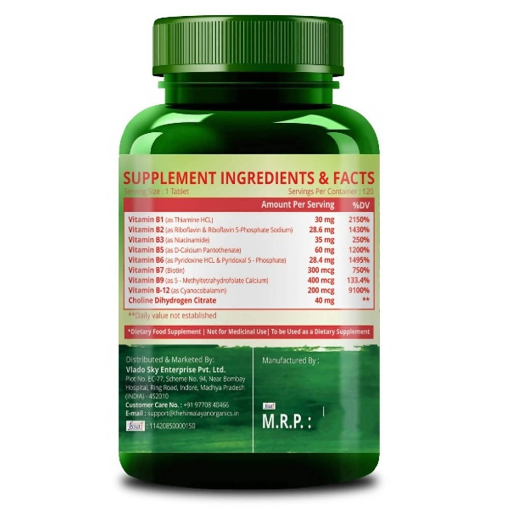 Himalayan Organics B- Complex Tablets image 3
