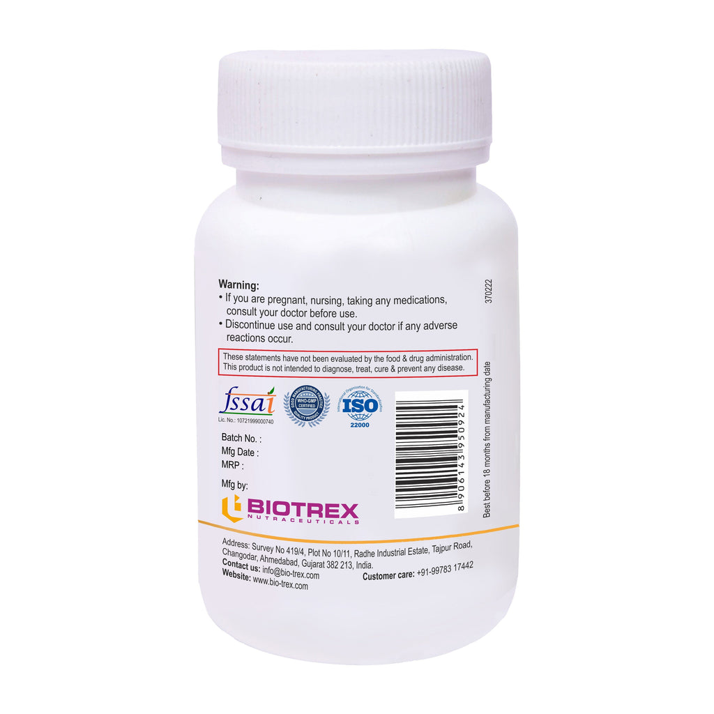 Biotrex Quercetin with Bromelain 400mg - 60 tabs image 3