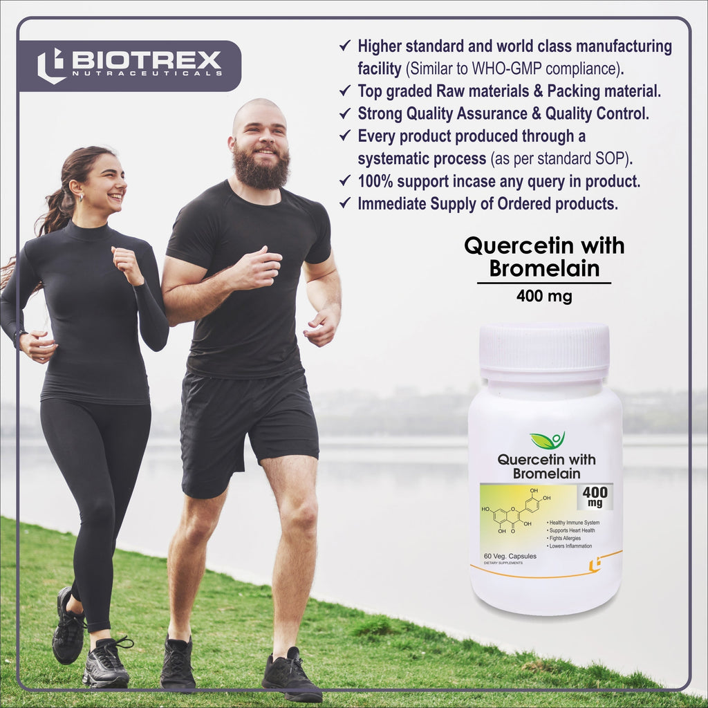 Biotrex Quercetin with Bromelain 400mg - 60 tabs image 5