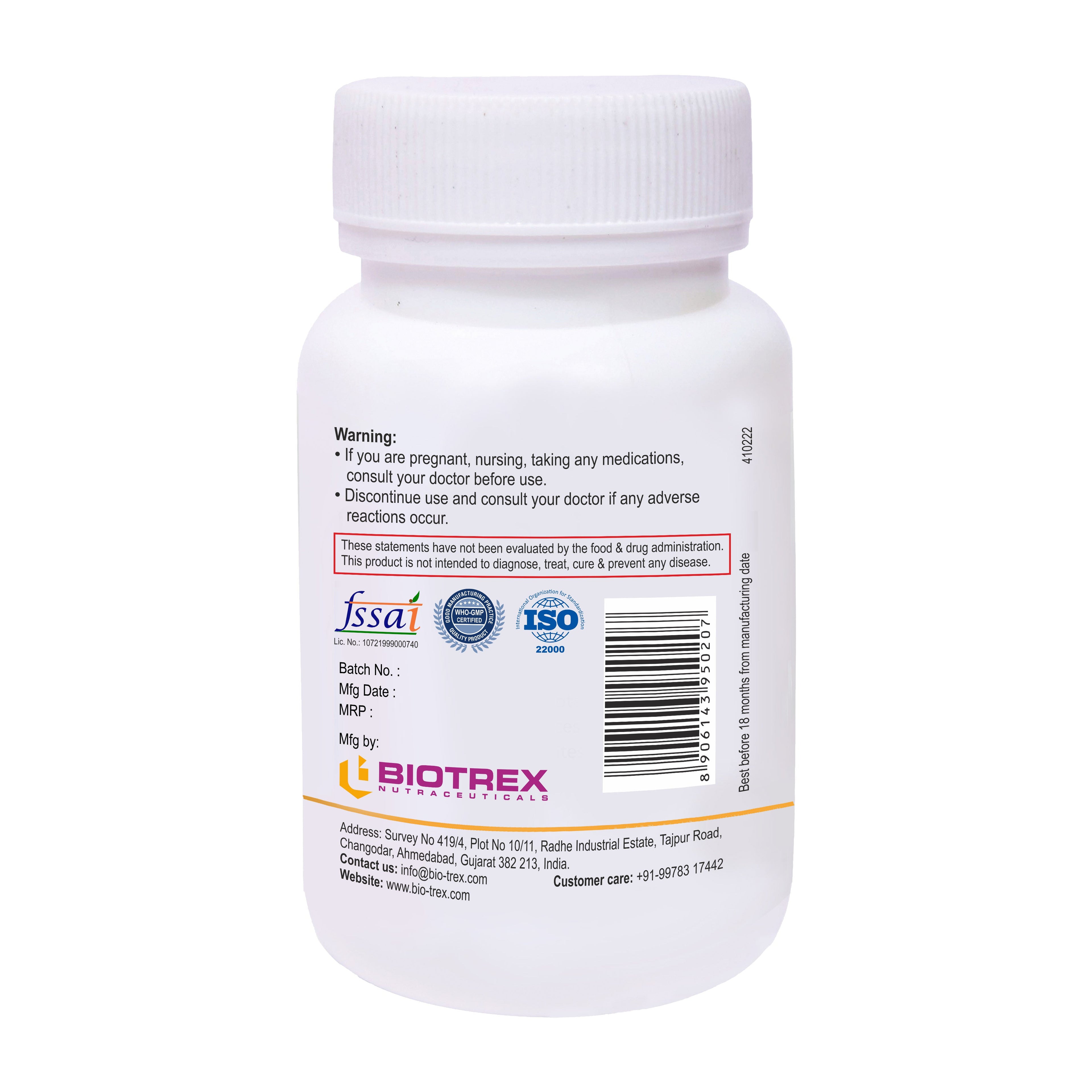 Biotrex Resveratol Gymnema - 60 tabs image 3