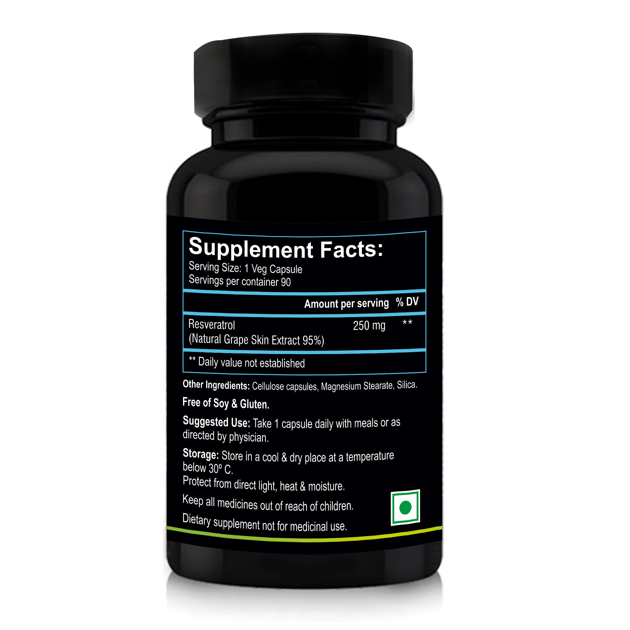 Nutriosys Resveratrol 500mg - 90 tabs image 2
