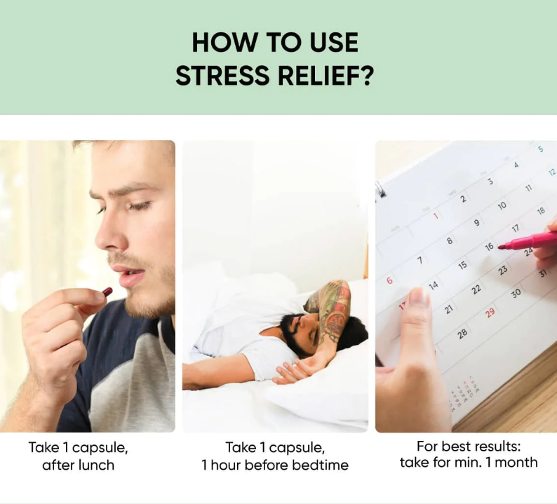 Dr. Vaidya's Stress Relief - 30 Cap image 4