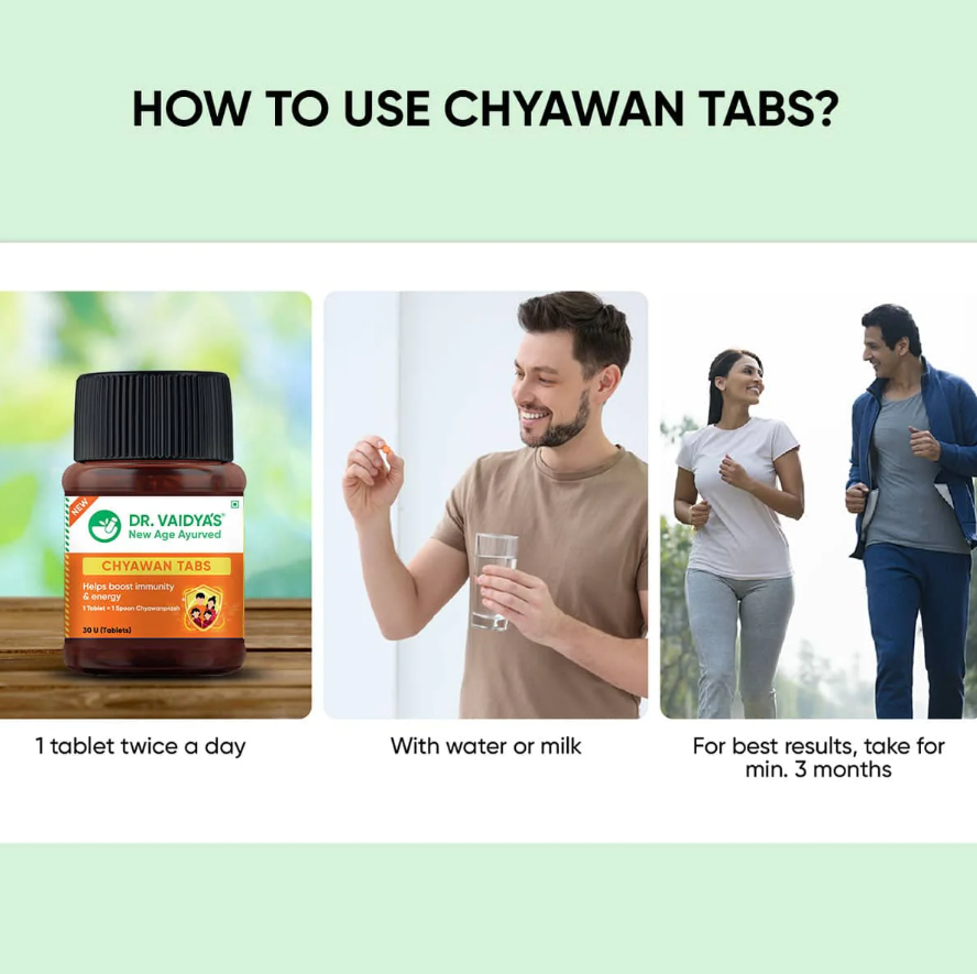 Dr. Vaidya's Chyawan Tabs - 30 Cap image 4