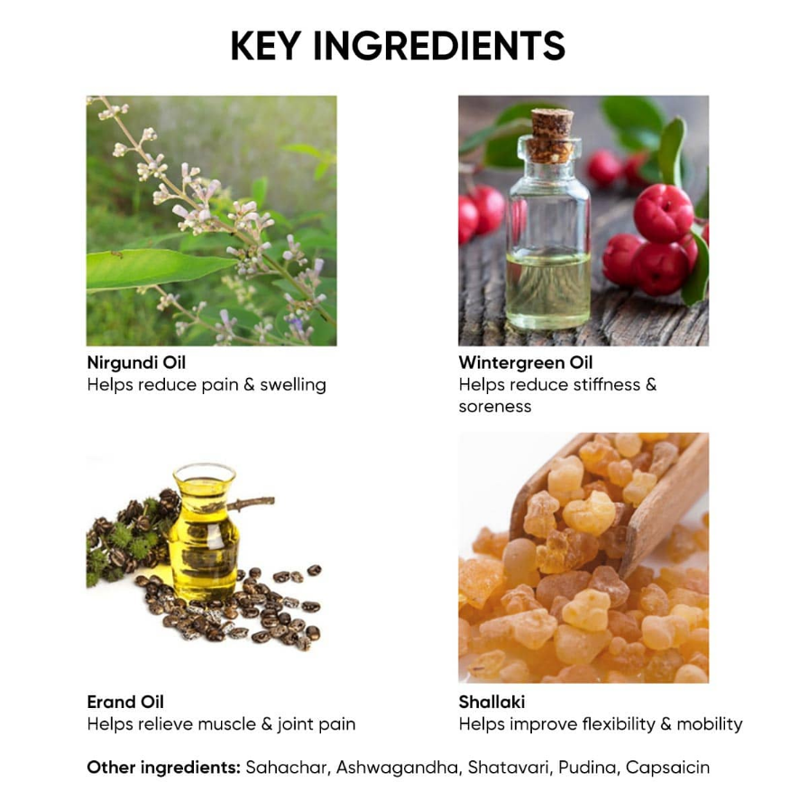 Dr. Vaidya's Pain Relief Oil - 100 ml image 3