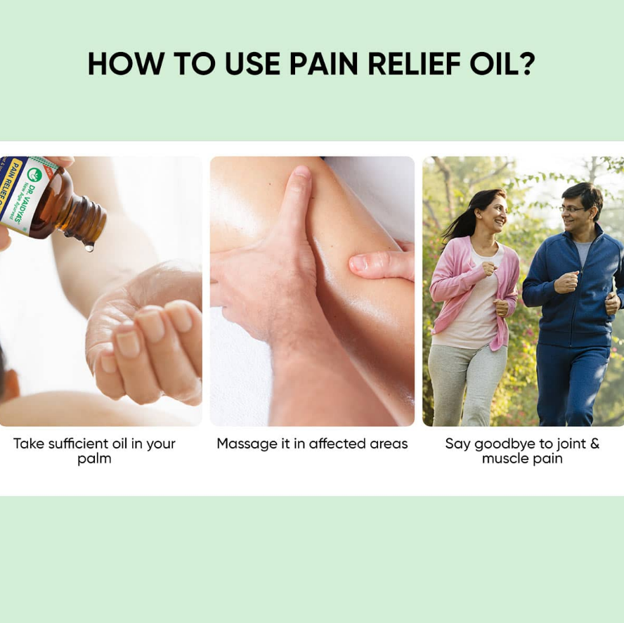 Dr. Vaidya's Pain Relief Oil - 100 ml image 4