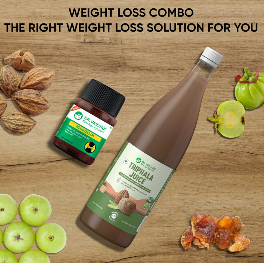 Dr. Vaidya's Triphala Juice + 2 Herboslim image 2